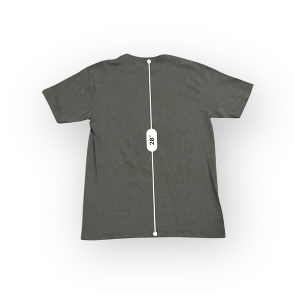 VANS Men’s Checkered Past Solid Future Graphic T-Shirt Heather Charcoal Sz Med‌ - Picture 3 of 6